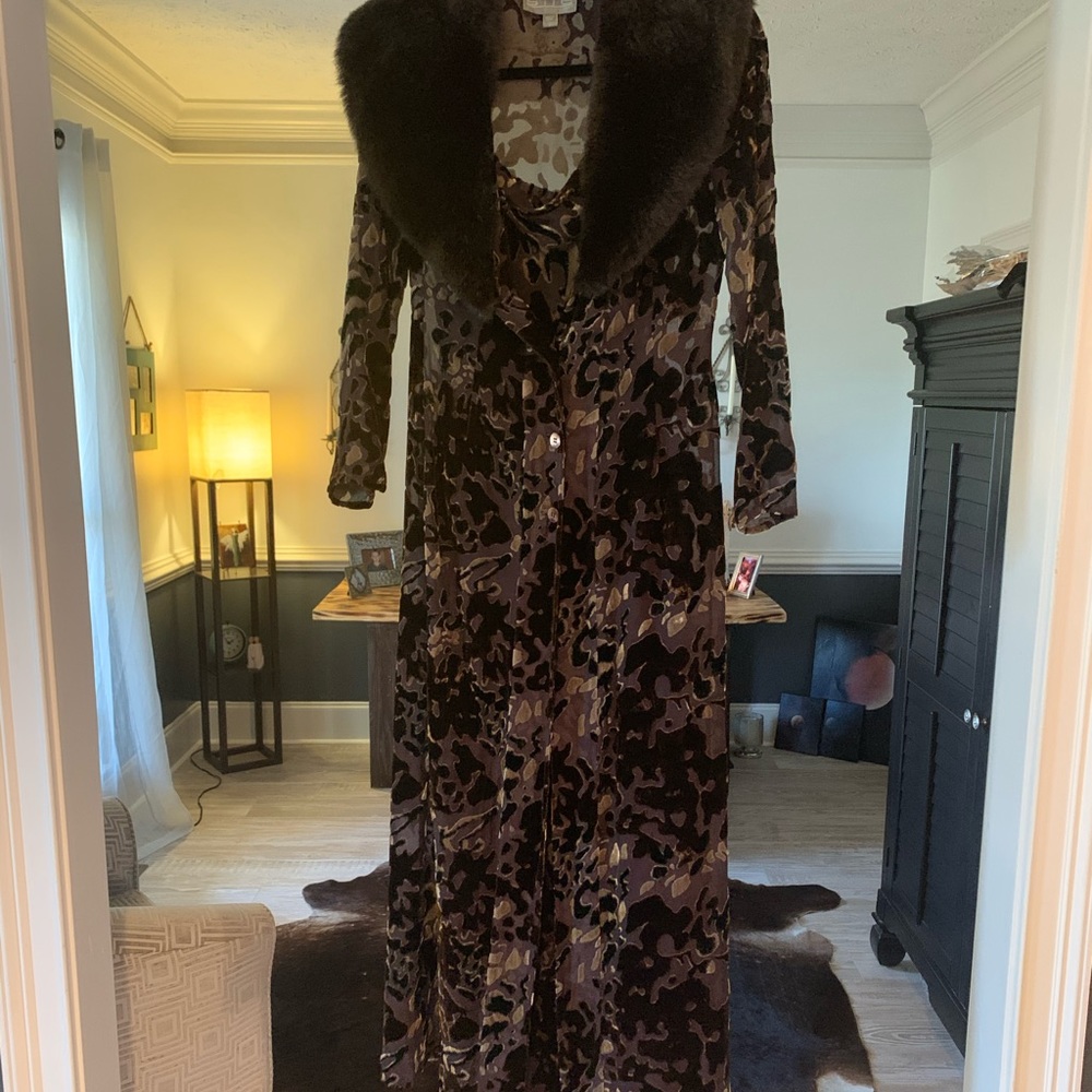 she by Sheri Bodell Long dress with long duster